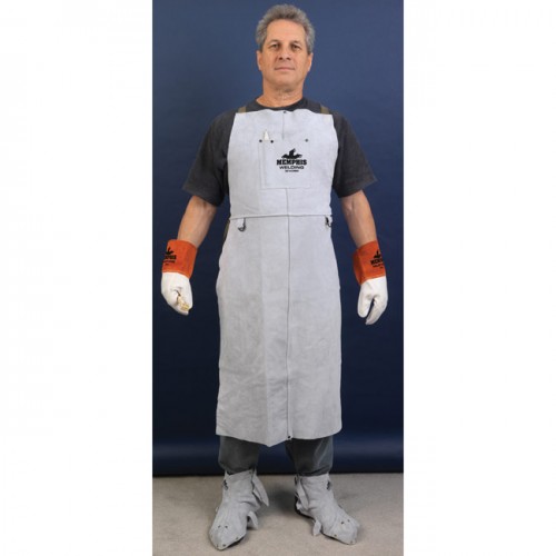 MCR Safety 38142MW Memphis Welding Bib Apron with Front Pocket
